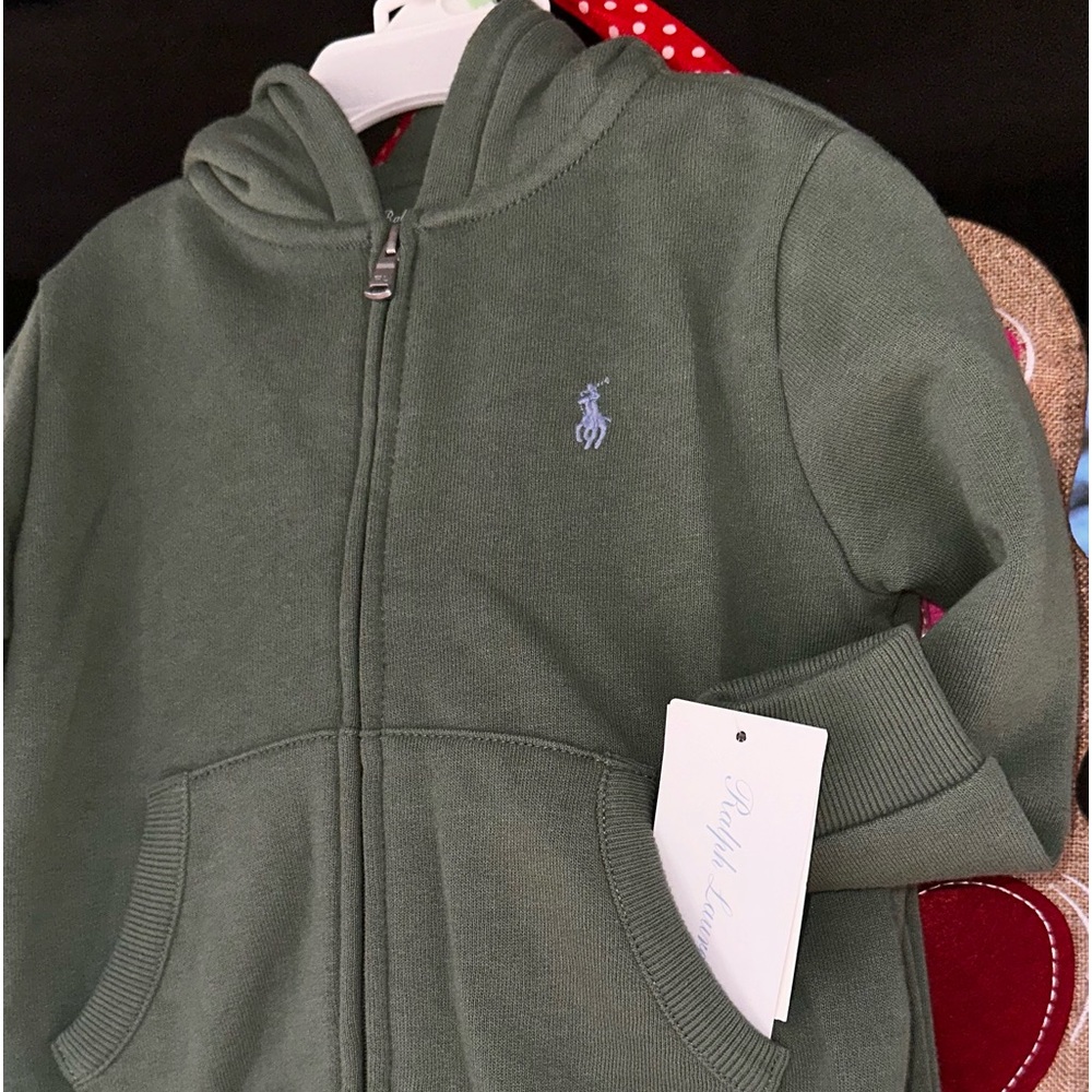 **New with Tags** Baby Polo Ralph Lauren Fleece Hoodie & Pant Set